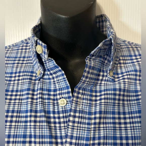Ralph Lauren Men’s Slim Fit Button Down Shirt Blue Plaid Size Small - Picture 4 of 8